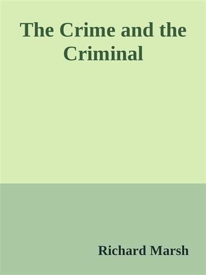 cover image of The Crime and the Criminal